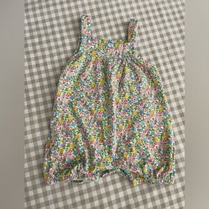 Baby Boden floral liberty romper 
Size 9/12 months